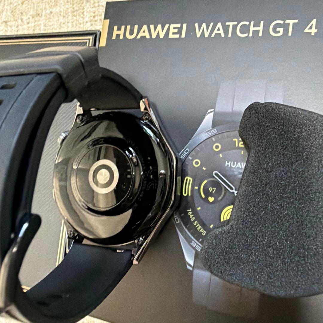 美品　HUAWEI WATCH GT 4 ブラック 本体