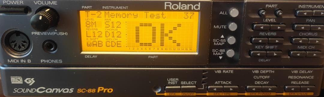 Roland SC-88Pro コンデンサ交換済み品
