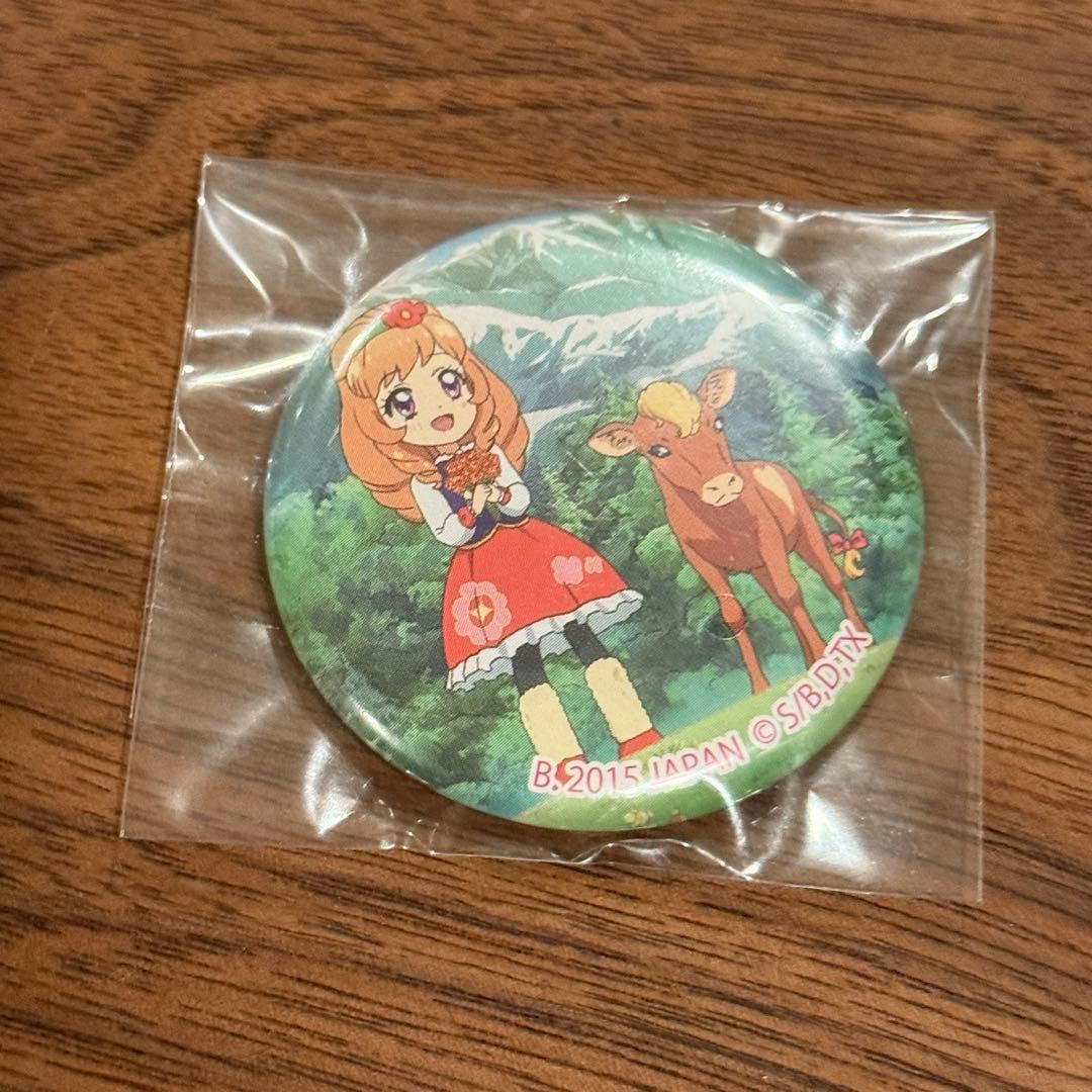 【希少品】アイカツ　メモリアルハンカチ　缶バッジ　姫里マリア　2015年版