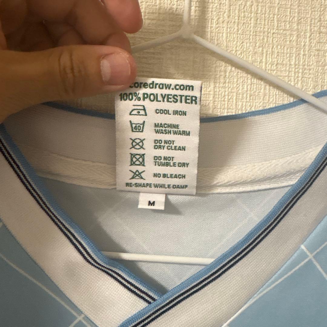 マンチェスター・シティ レトロユニフォーム 正規品　水色　oasis