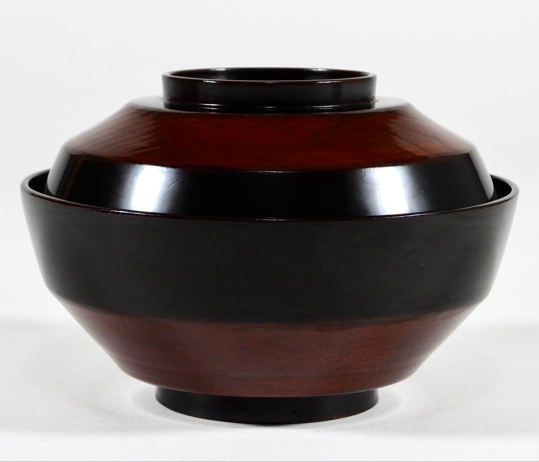 【ゆりかご】金蒔絵 千羽鶴 黒塗煮物椀 10客 木製漆器 天然木