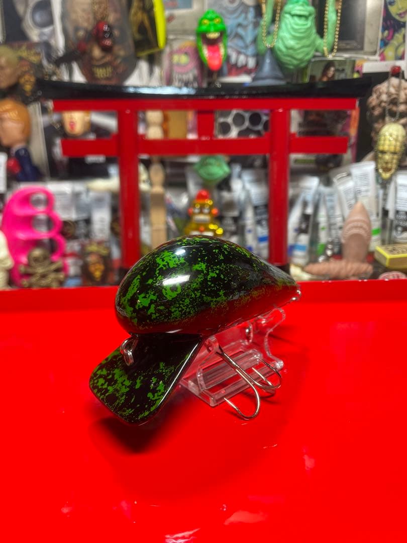 ビックチャンク　漆塗り　ノイジー　緑黒　サーフェイスジョー