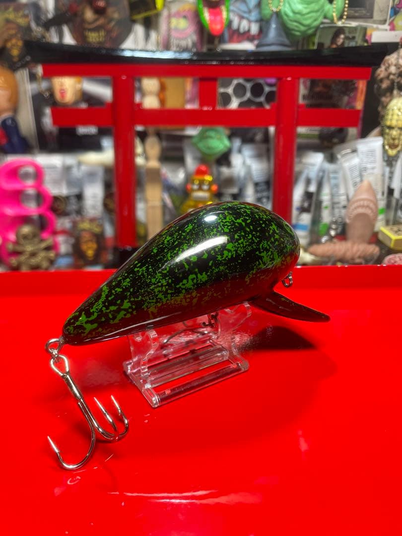 ビックチャンク　漆塗り　ノイジー　緑黒　サーフェイスジョー