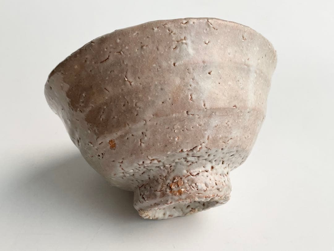 陶芸家　人間国宝　十代　三輪休雪　萩茶碗　萩焼　井戸茶碗　共箱　三輪休和