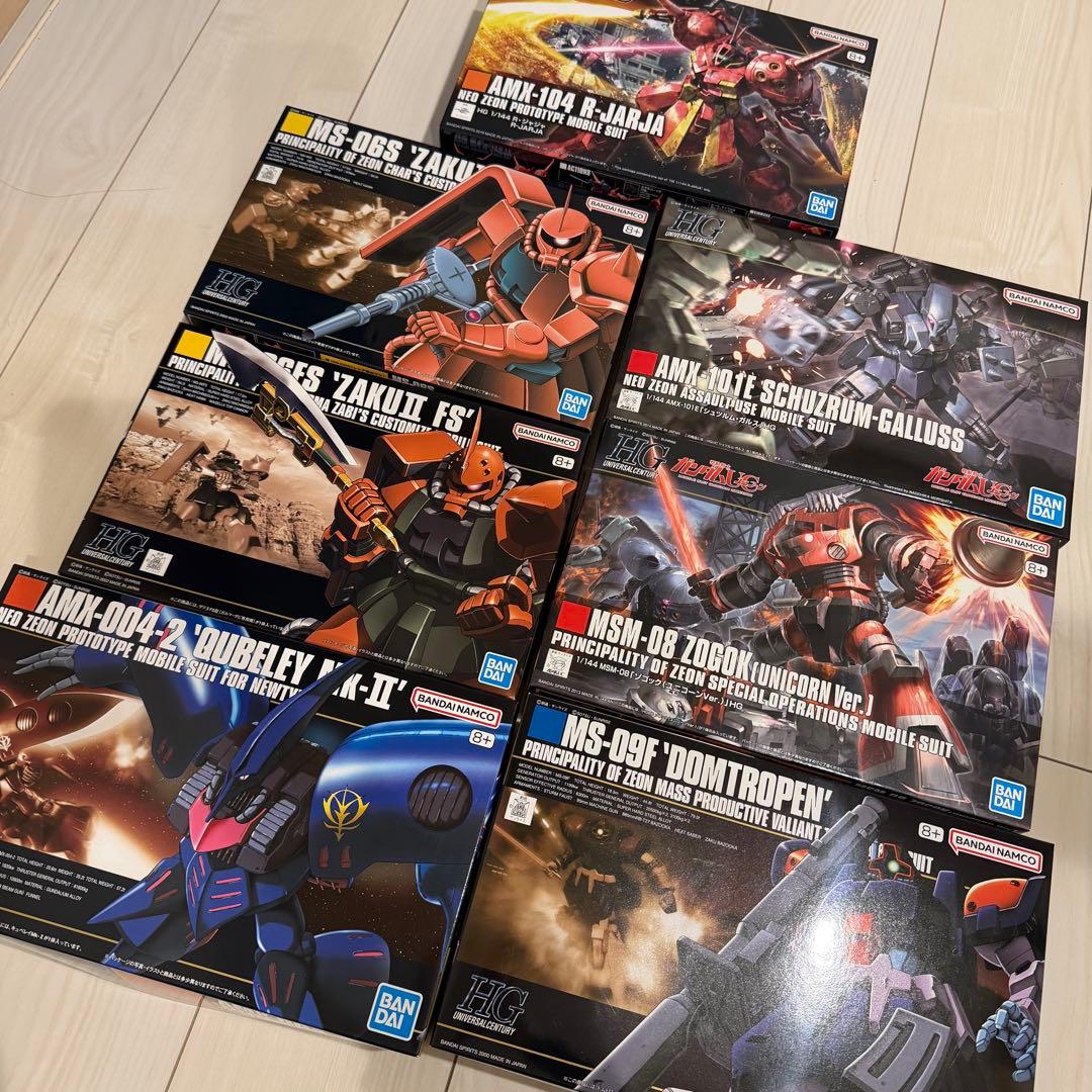 ガンプラ 7点 まとめ売り HG ガルマザク シュツルムガルス他