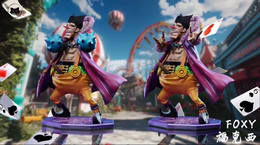 ワンピース フォクシー ガレージキット ガレキ スタチュー①