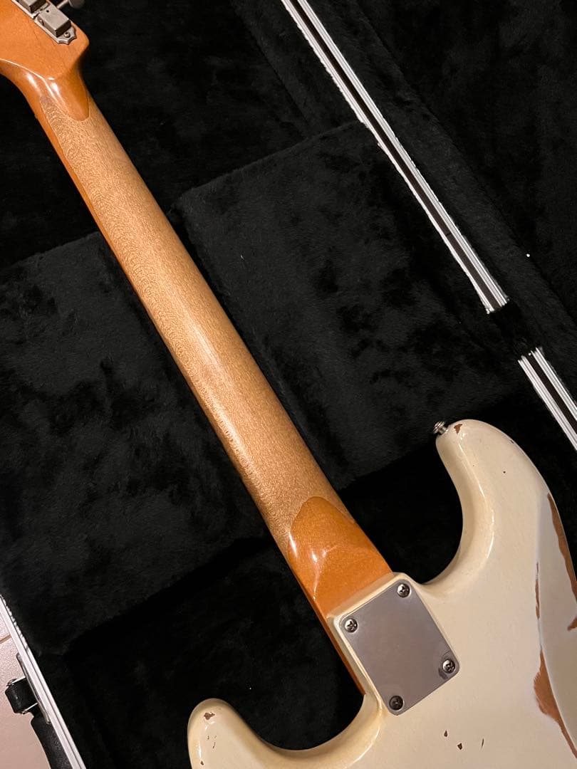 超初期&CSPU搭載！Road Worn Stratocaster 白ローズ