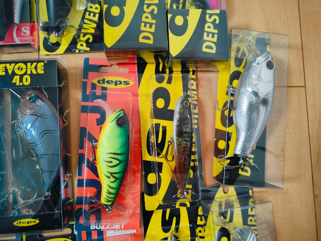 deps ルアー33個セット 多様なモデルとカラー