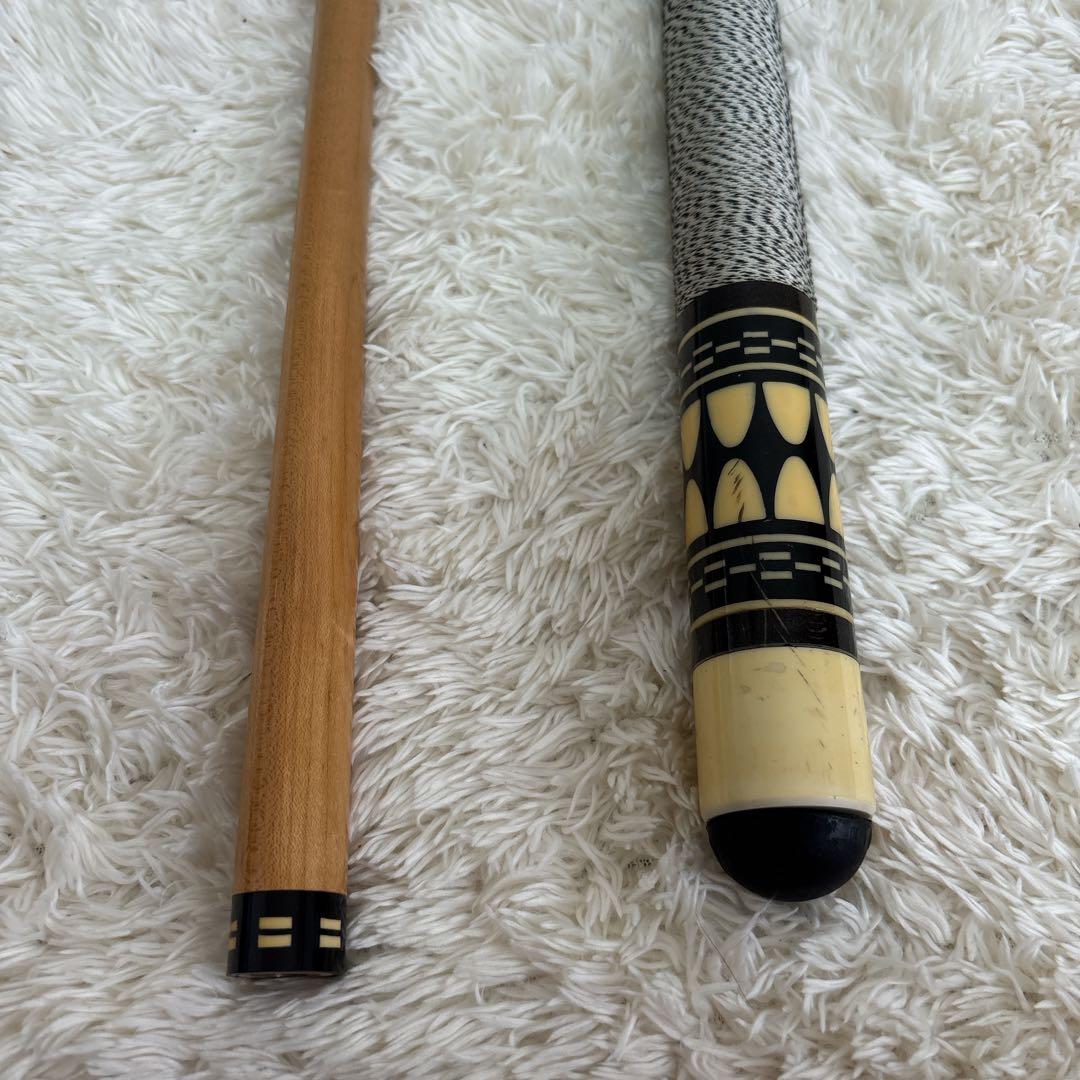 ビリヤードキュー 装飾付き 木製