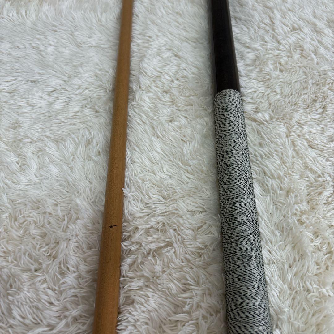 ビリヤードキュー 装飾付き 木製