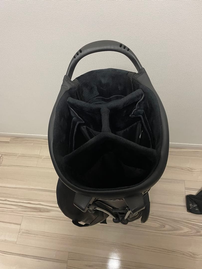 キャディバッグ ブラック