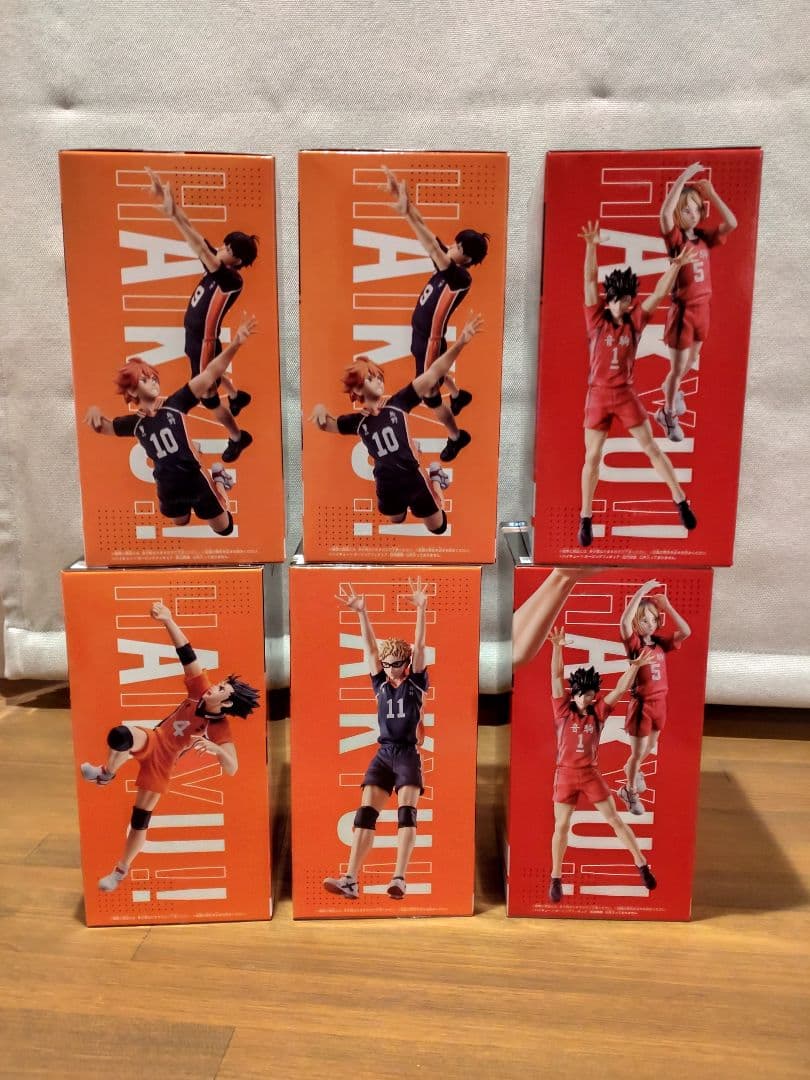 ハイキュー！！　ポージングフィギュア　日向　影山　月島　西谷　孤爪　黒尾