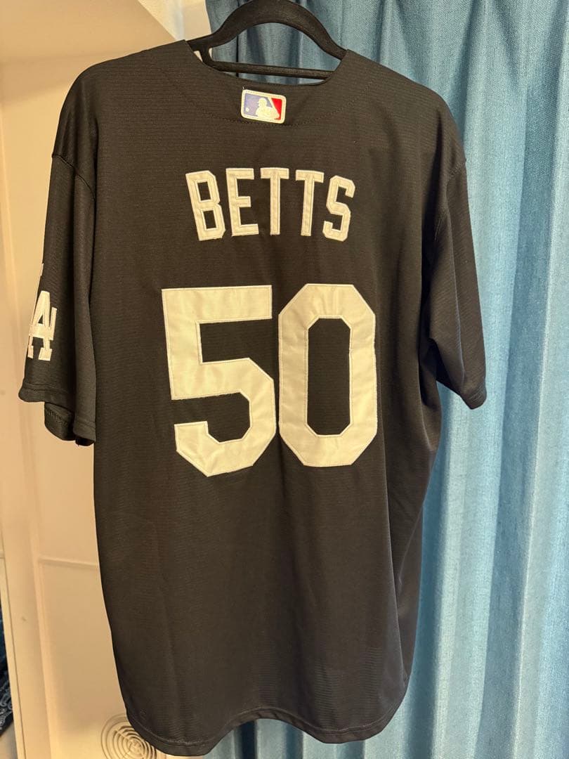 Nike Dodgers ジャージ 50 番 黒　Lサイズ　日本未発売