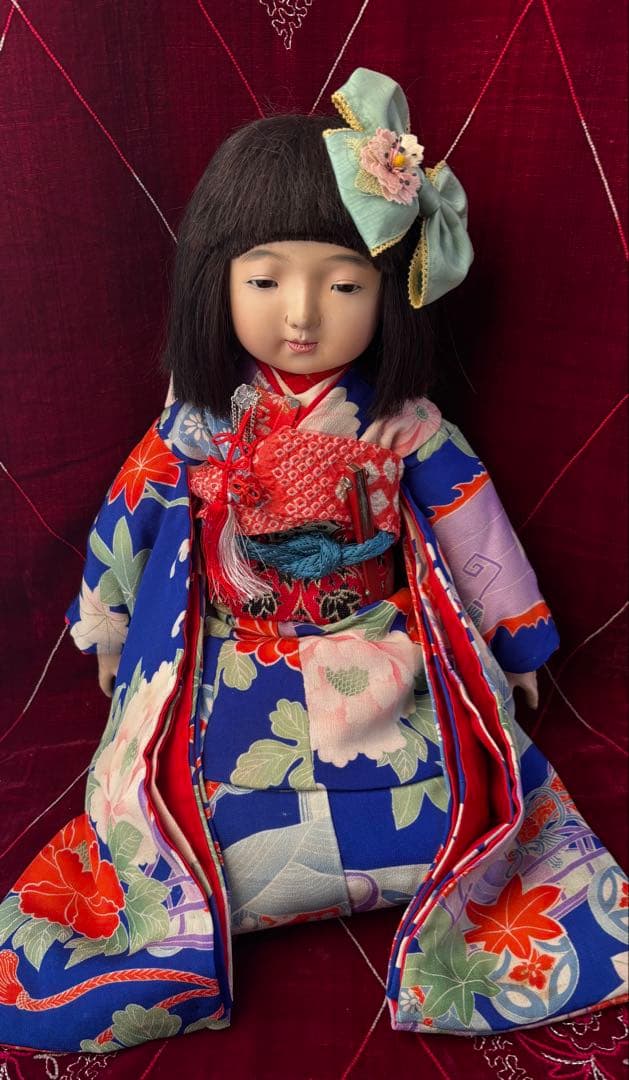 市松人形 樫村瑞観 自由人形 日本人形 和人形 ビスクドール アンティーク