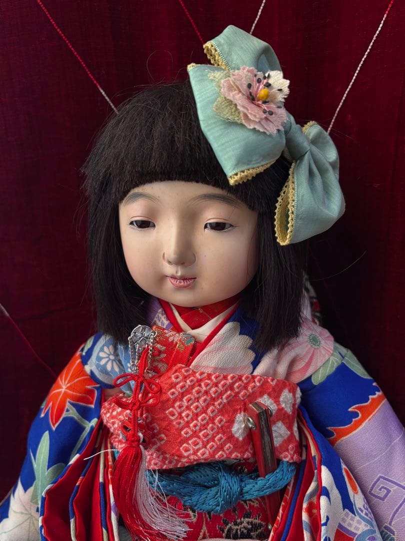 市松人形 樫村瑞観 自由人形 日本人形 和人形 ビスクドール アンティーク