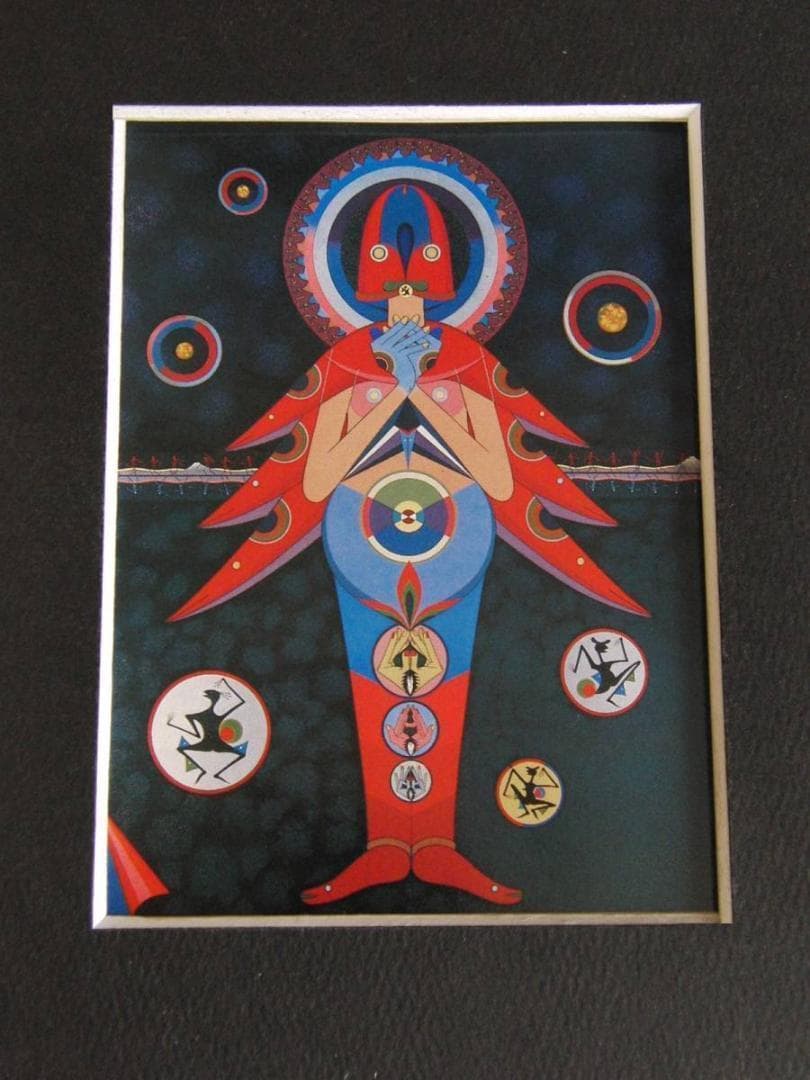 小牧源太郎、【金精融尊】、希少な額装用画集より、新品額装付、状態良好