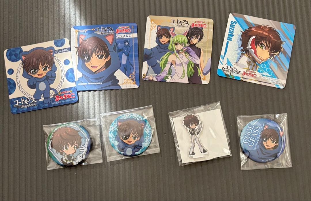 コードギアス　まねきねこ　スザク　セット　ギアジェネ