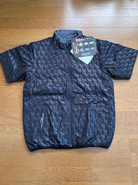 ★新品！ブリジストンゴルフ 中綿6WAYブルゾン【M】黒×灰