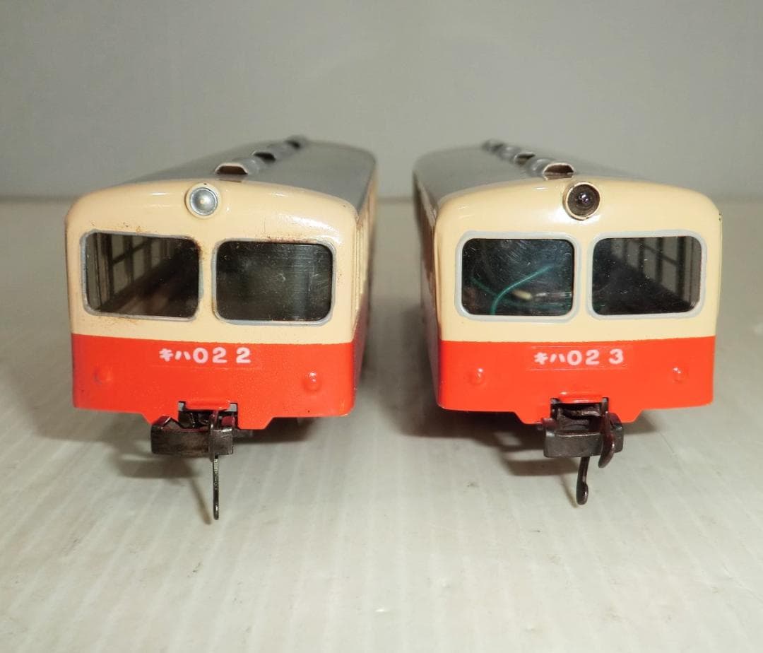 HOゲージ エンドウ キハ02形 2両 モーター付とトレーラー 良品