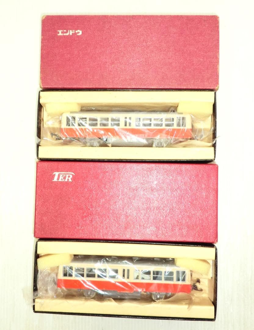 HOゲージ エンドウ キハ02形 2両 モーター付とトレーラー 良品