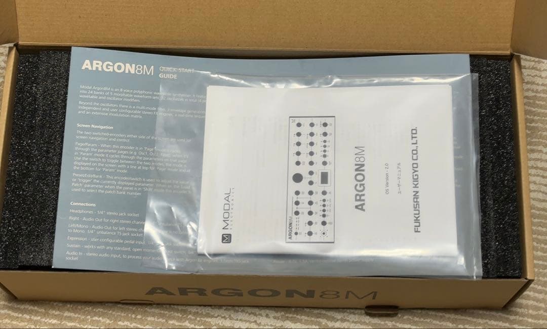 【値下げ】MODAL ARGON8M シンセサイザー 新品未使用