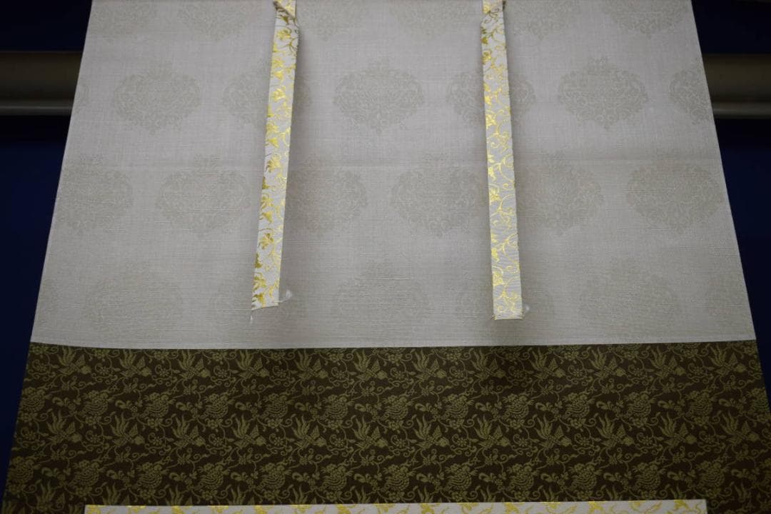 真作/杉原元人/桜画賛/桐共箱付/布袋屋掛軸HH-866