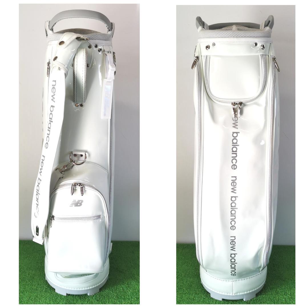 New Balance ニューバランス ゴルフキャディバッグ エナメル ホワイト