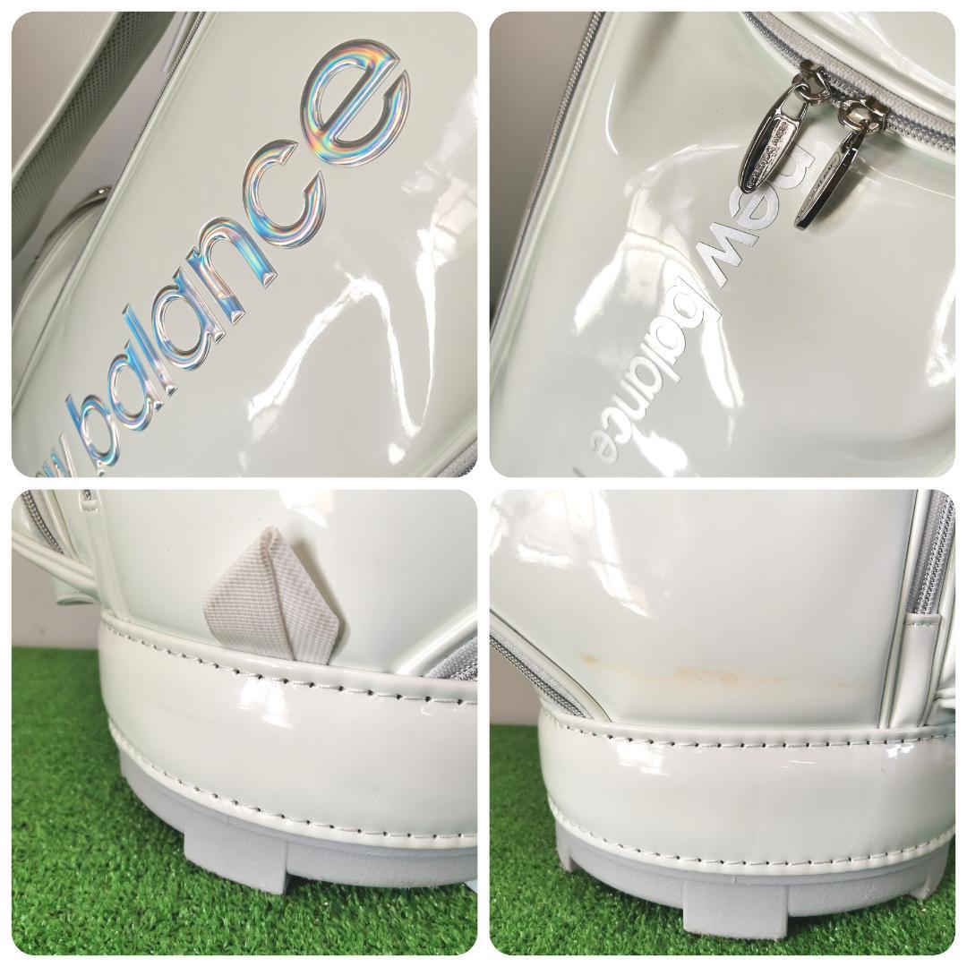 New Balance ニューバランス ゴルフキャディバッグ エナメル ホワイト