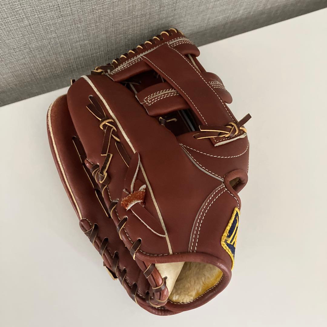 左利き ブラウン 硬式グローブ レザー製
