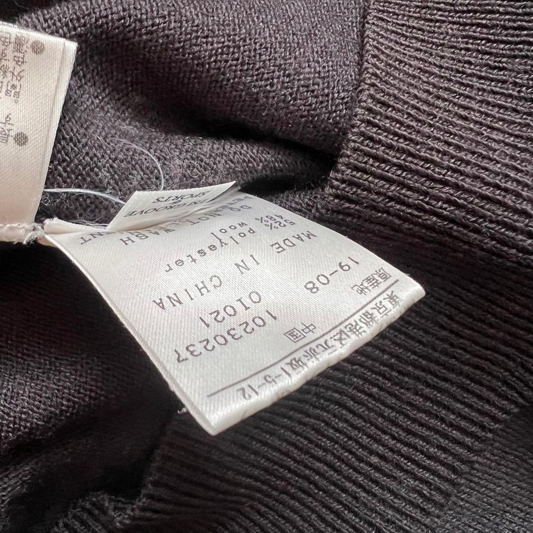 Pearlygates パーリーゲイツ　サイドロゴ　モックネック　ニット　ゴルフ