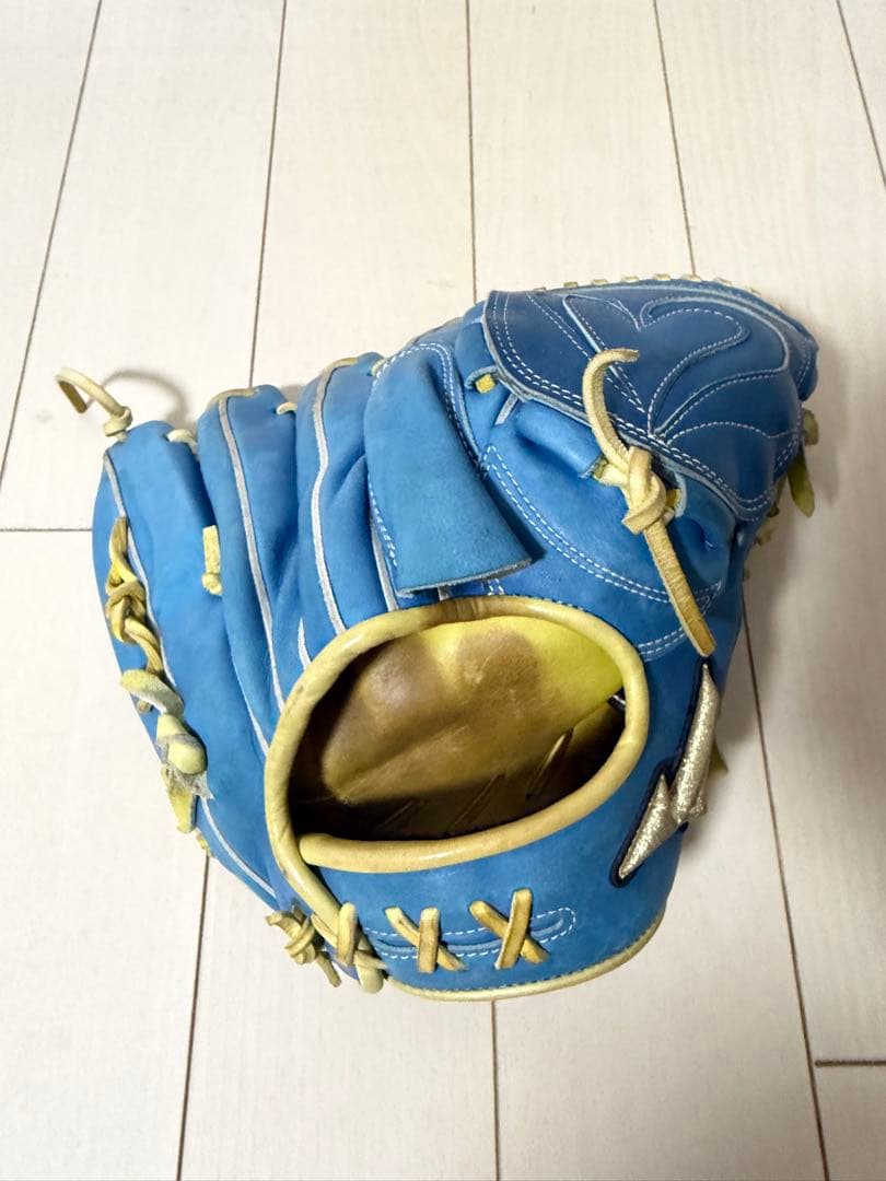 Mizuno Global Elite 軟式グローブ 青　大人用