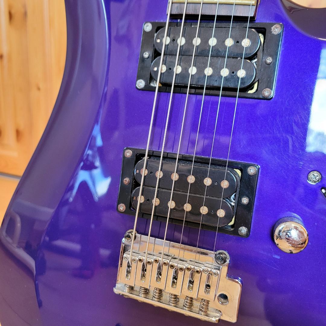 【調整済】Cort コルト X-2 メタル向エレキギター 青 米国製弦 ケース付