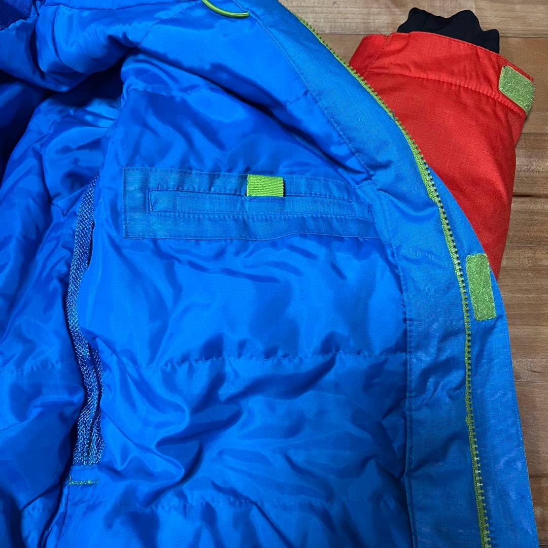 美品スキーウェア150 QUIKSILVER 上下セット デザインかっこいい