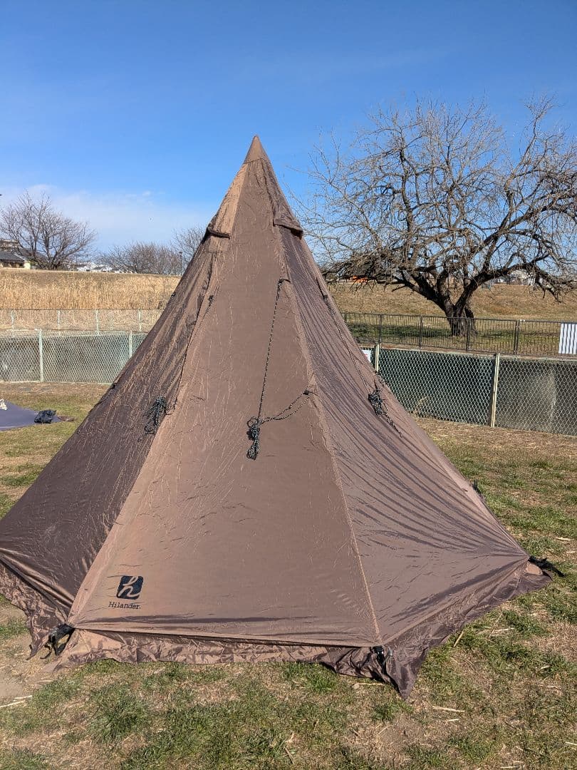 Hilander　A型フレーム　ティピーテント300　グランドシート付き