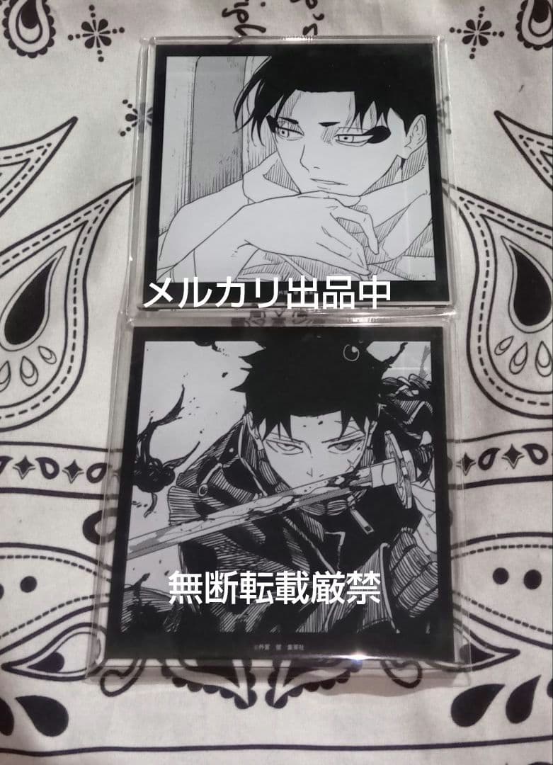 カグラバチ アクリルコースター 六平千鉱　漆羽　カフェコラボ