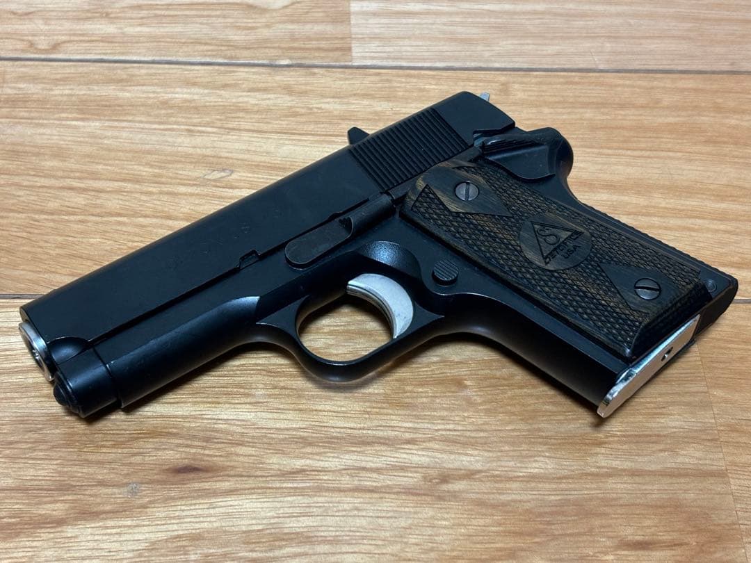 東京マルイ DETONICS.45 別売木製グリップ換装 ASGK刻印有り