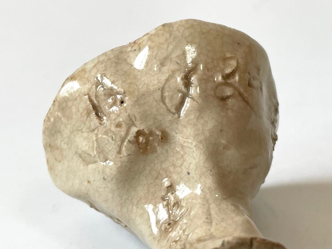 骨董　アンティーク　手捻り　盃　馬上杯　煎茶道具　蓮月焼　ミニチュア　大田垣蓮月