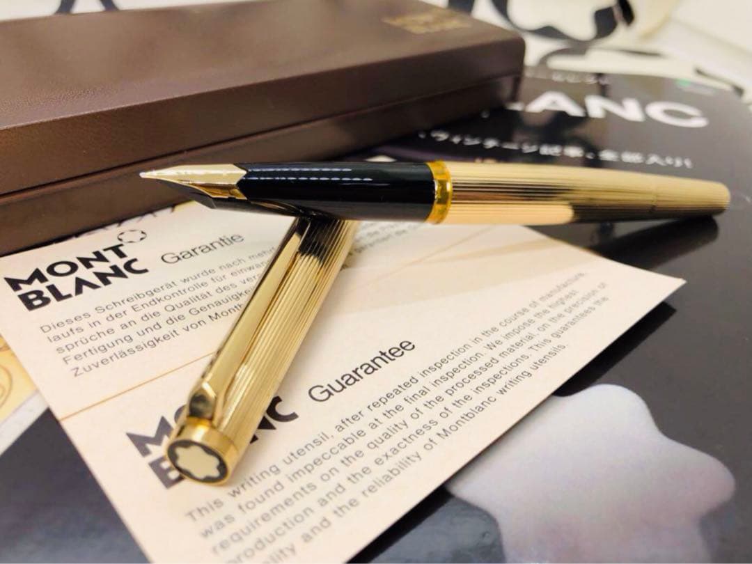 ⭐️金運を呼ぶ！⭐️総金張りマイスターシュテユックの名品！No1246⭐️モンブラン⭐️