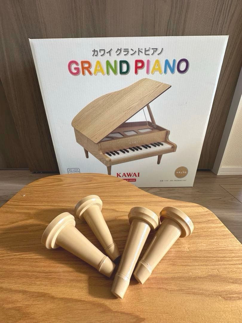 KAWAI GRAND PIANO 木製おもちゃ　ミニピアノ　ナチュラル
