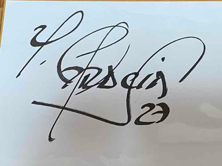 早い者勝ち！ グラシアル選手 直筆サイン色紙＋カード 福岡ソフトバンクホークス