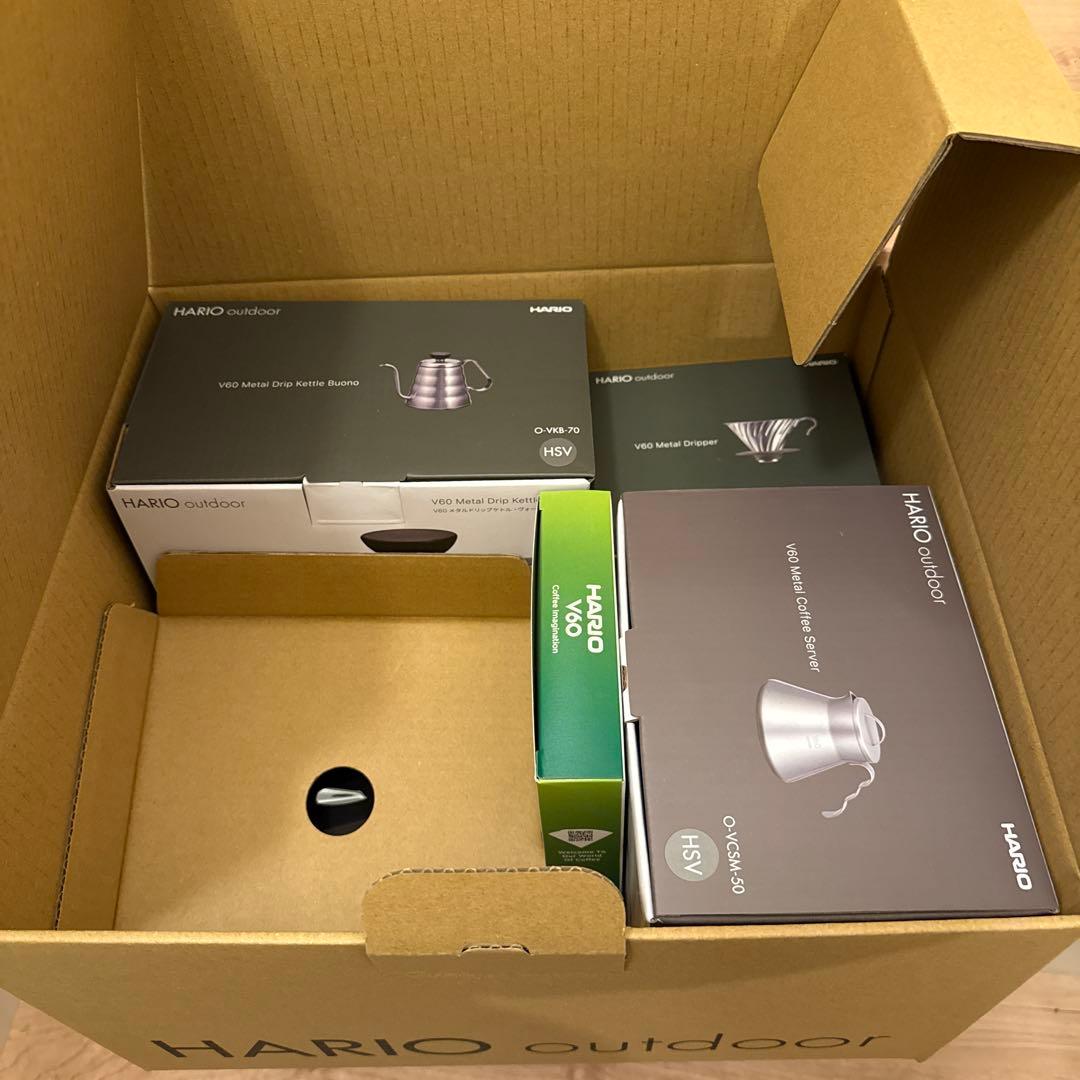 HARIO(ハリオ) V60 アウトドアコーヒーベーシックセット O-VOCB
