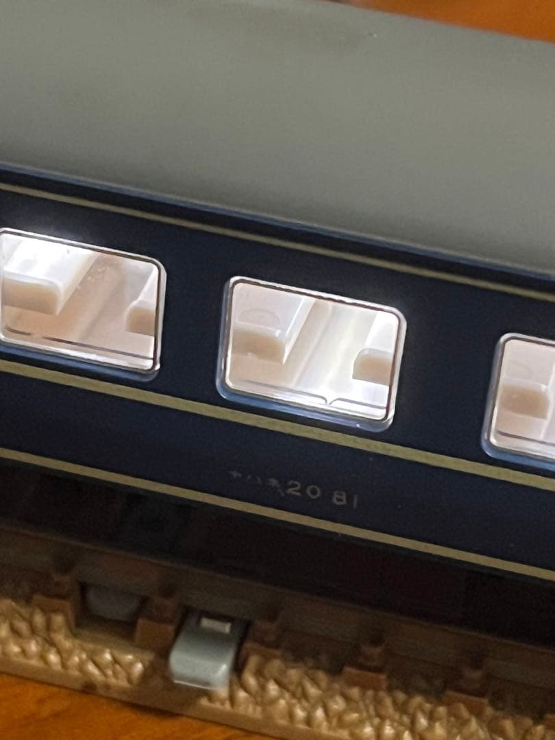 20系客車7両　北陸？　kato ライト室内灯点灯確認済