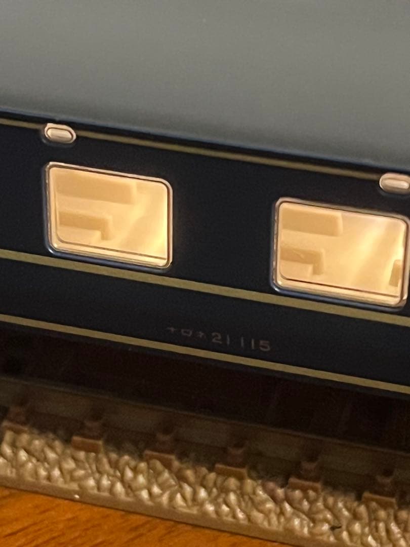 20系客車7両　北陸？　kato ライト室内灯点灯確認済