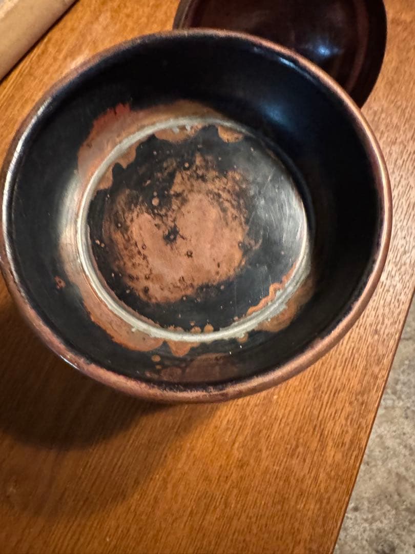 アンティーク 銅製 タバコ入れ 蓋付き