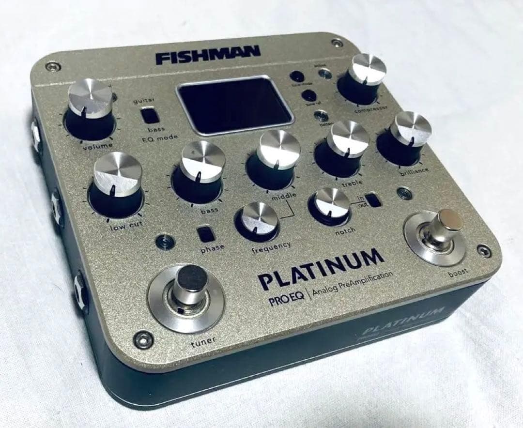 ギター FISHMAN Platinum Pro EQ/DI Analog Preamp