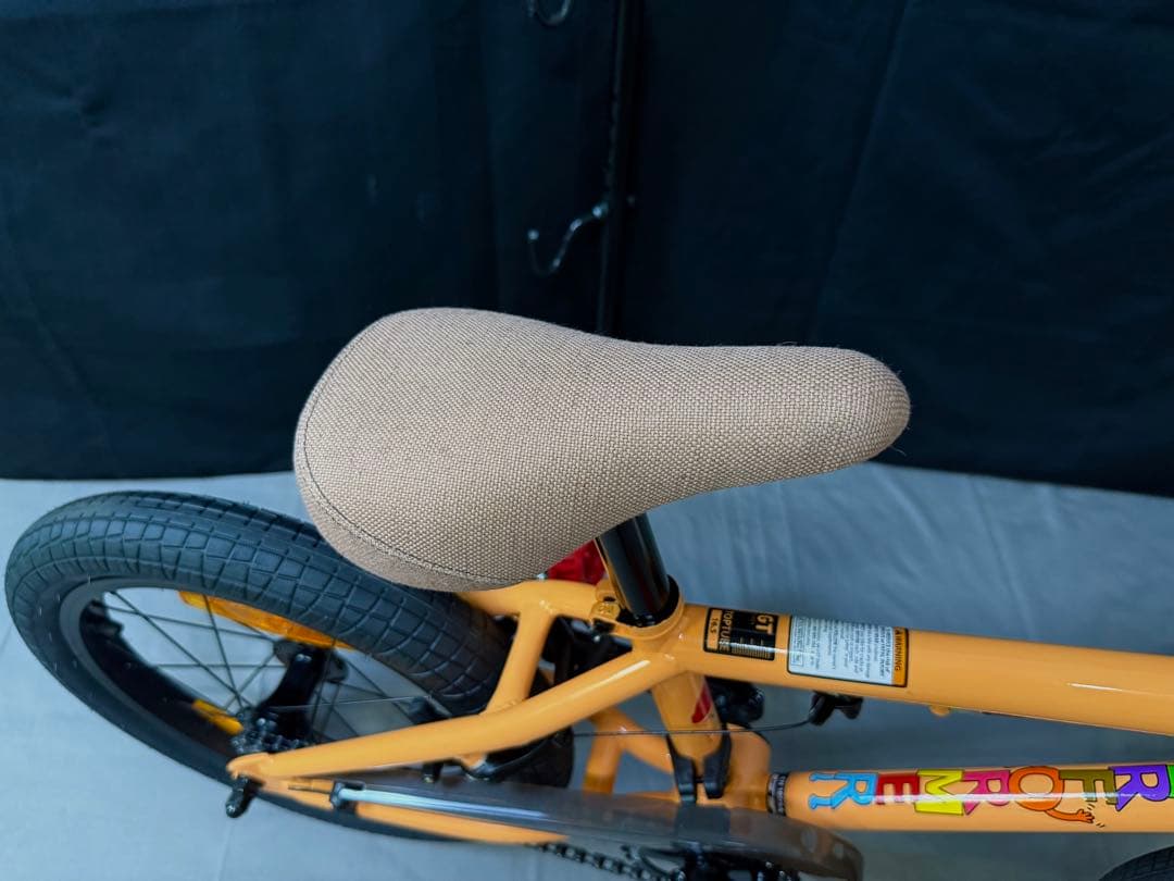 【GT BIKE】未使用品 16インチ キッズBMX 自転車 オレンジ 台湾製