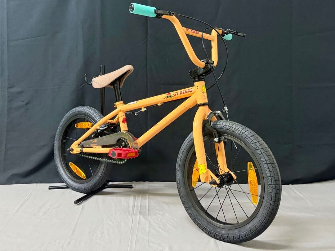 【GT BIKE】未使用品 16インチ キッズBMX 自転車 オレンジ 台湾製
