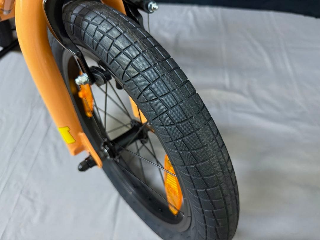 【GT BIKE】未使用品 16インチ キッズBMX 自転車 オレンジ 台湾製