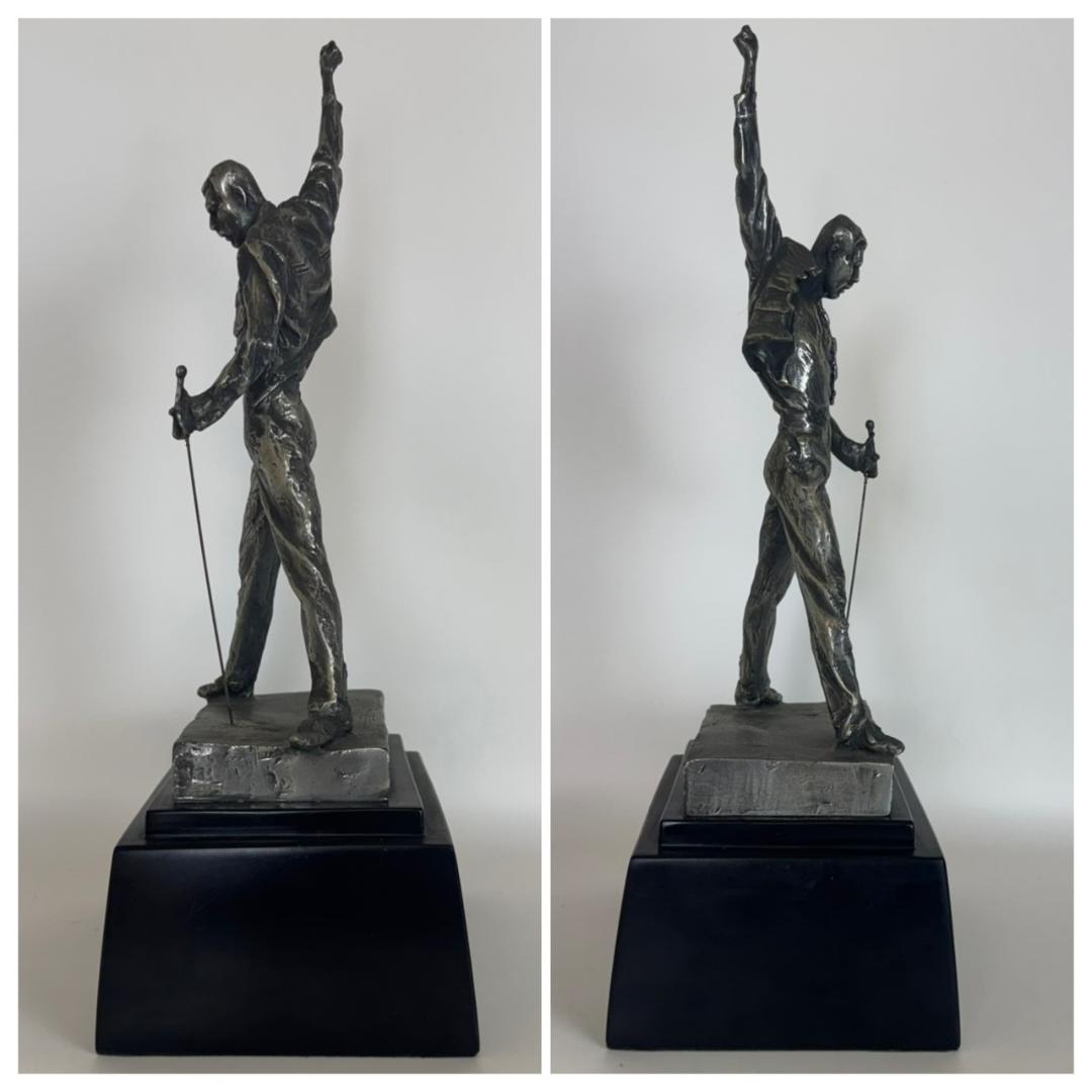 希少 フレディマーキュリー 像 オブジェ 置物 高さ45㎝ クイーン 金属製