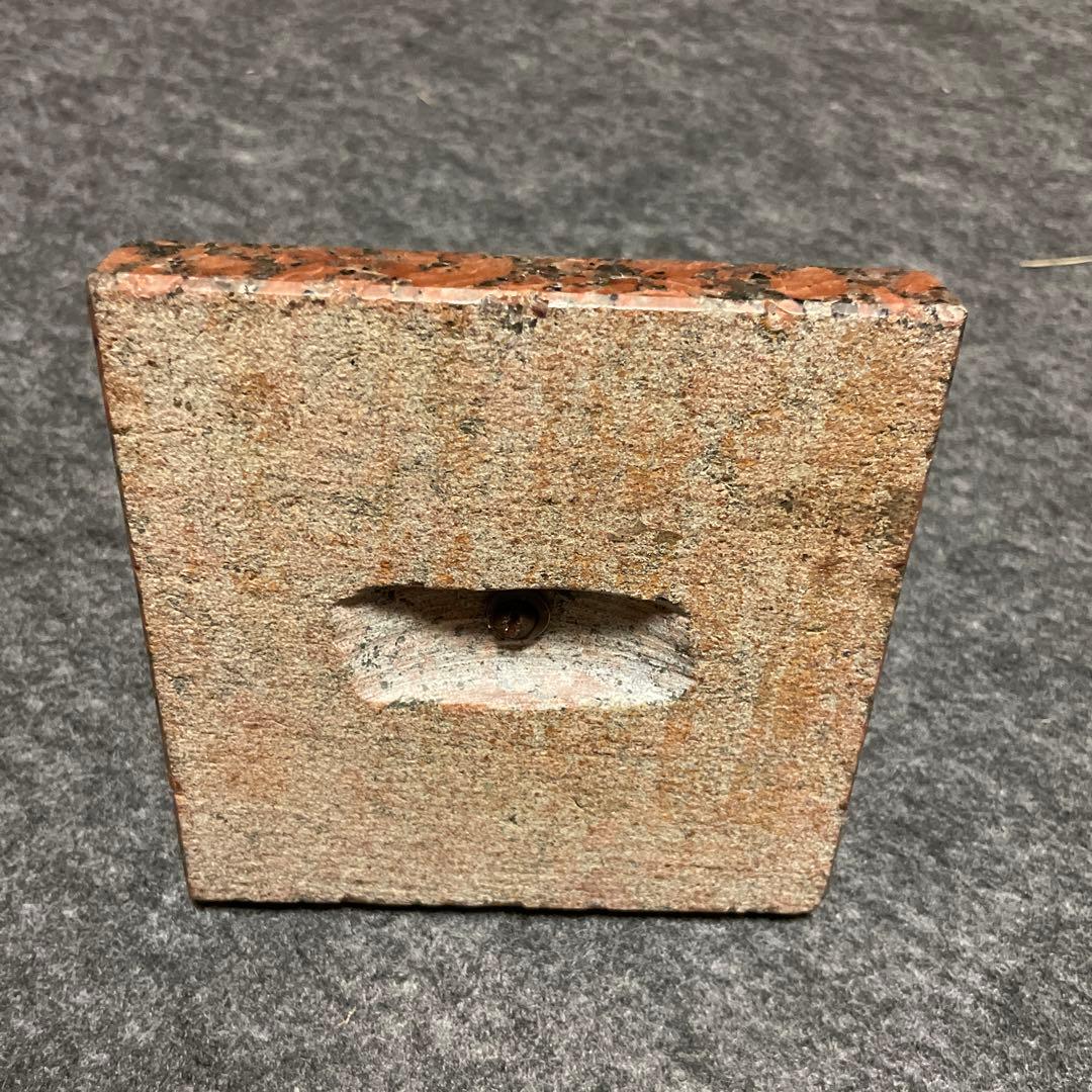 美術品　アート　アンティーク　金属製象　台座石